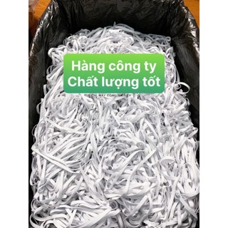 Bó 10m hoặc 6m chun xỏ quần em bé màu trắng