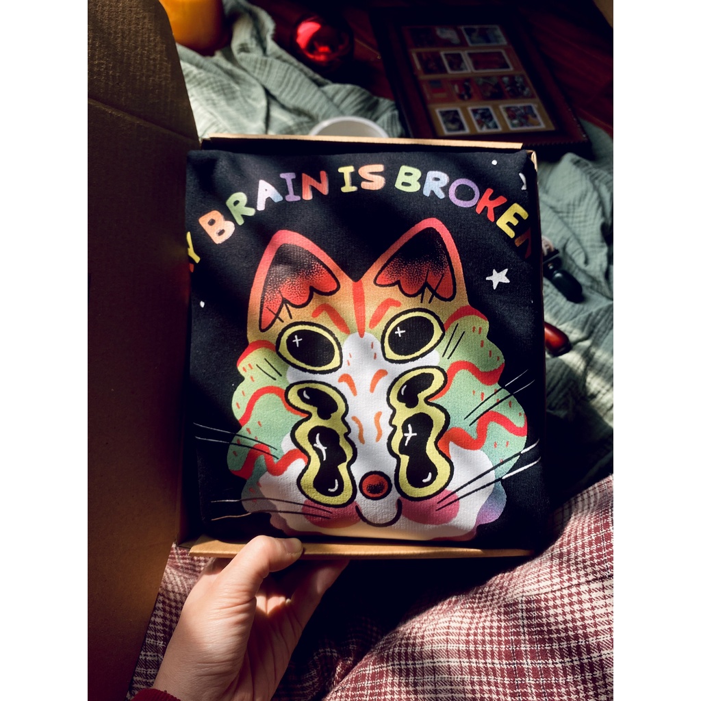 ÁO NỈ NAM NỮ - MY BRAIN IS BROKEN