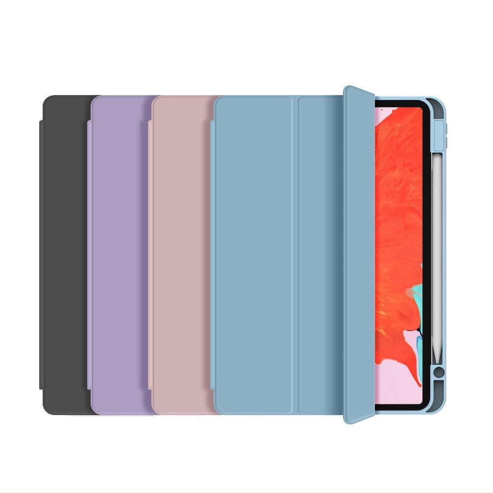 Bao da chống sốc kèm khay đựng bút Wiwu TPU cho iPad Gen 10 (10.9 inch) 2022. Chính hãng.