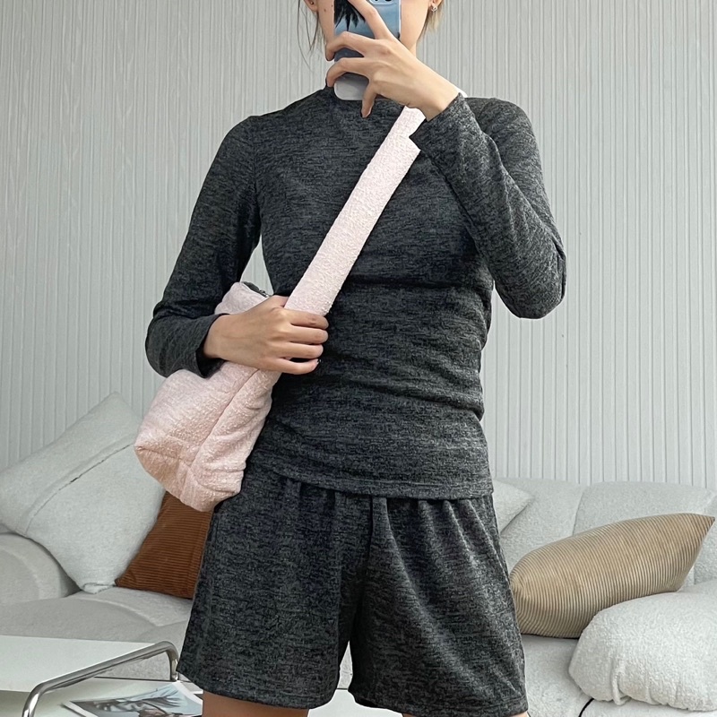 Long sleeve knit top - áo len cotton dài tay