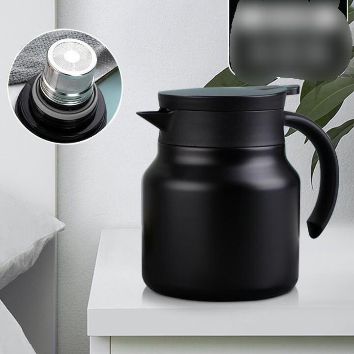 Ấm pha trà, Bình giữ nhiệt inox 316 dung tích 1 lít hàng cao cấp - chọn màu
