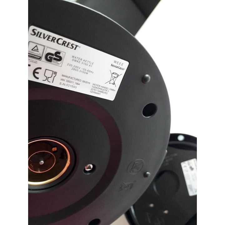 ẤM SIÊU TỐC SILVERCREST 3100W ,BẢO HÀNH 12 THÁNG