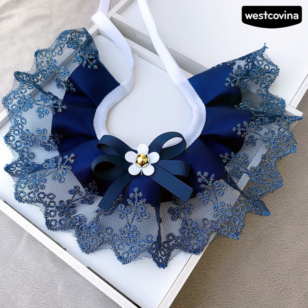 [COD]♘Yếm Đeo Cổ Bằng Polyester Siêu Mềm Chống Mài Mòn Cho Thú Cưng