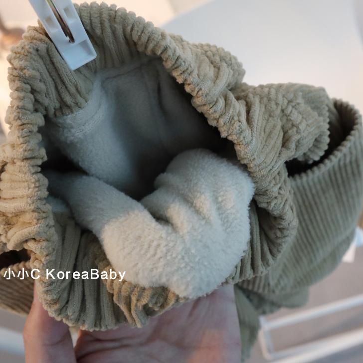 Quần Dài Vải Nhung Phối Lông Cừu Phong Cách Hàn Quốc Thời Trang Xuân Thu Mới Cho Bé Trai Và Gái