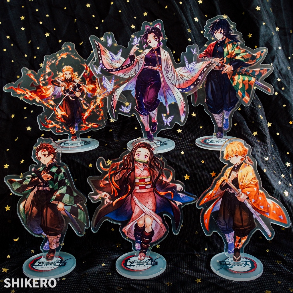 Standee anime, manga Demon Slayer, Kimetsu no Yaiba, Mô hình Standee Kimetsu no Yaiba (Tặng kèm sticker)