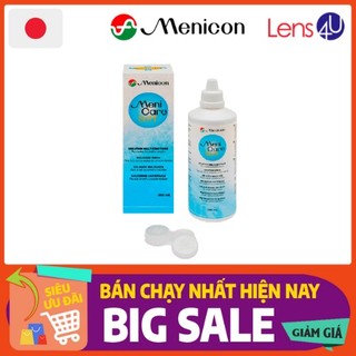 Dung dịch ngâm kính áp tròng cứng Menicare Plus Nhật Bản 250ml
