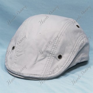 Mũ beret nam trung niên, mũ mỏ vịt, mũ jacket nón mỏ vịt có khóa tăng giảm size phía sau