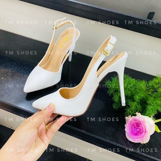 Giày Cao Gót Bít Mũi hở Gót cao 9-10 cm