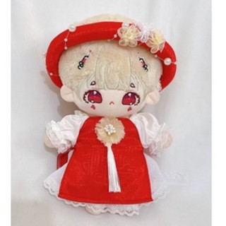 Outfit doll:áo dài Tết (20cm,20cm body ú )