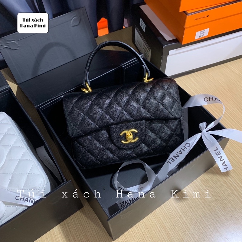 Túi đeo chéo Classic size 20 có quai cao cấp - Hộp nam châm