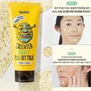 💧 MẶT NẠ LỘT 𝐒𝐇𝐑𝐄𝐊 𝐆𝐑𝐄𝐄𝐍𝐓𝐄𝐀 𝐇𝐎𝐍𝐄𝐘 𝐏𝐄𝐄𝐋-𝐎𝐅𝐅 𝐏𝐀𝐂𝐊 💧