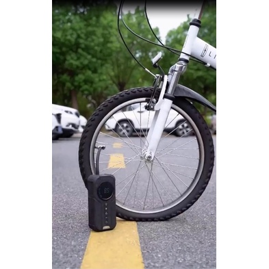 Máy Bơm Lốp Ô Tô Thông Minh Tự Ngắt Khi Đủ Áp Suất Cài Đặt, Dùng Làm Sạc Dự Phòng, Đèn Cảnh Báo Mã GD01-BOM