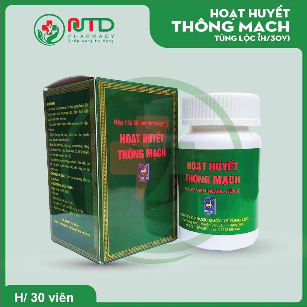 Hoạt Huyết Thông mạch - cải thiện tuần hoàn máu não