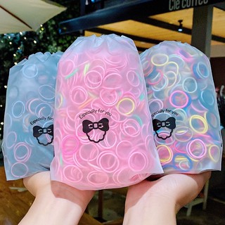 Set 1000 Dây Thun Cột Tóc Nhiều Màu