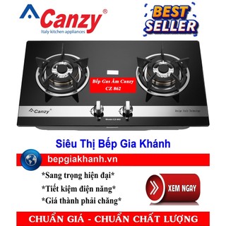 [HCM]Bếp gas âm 2 vùng nấu Canzy CZ 862