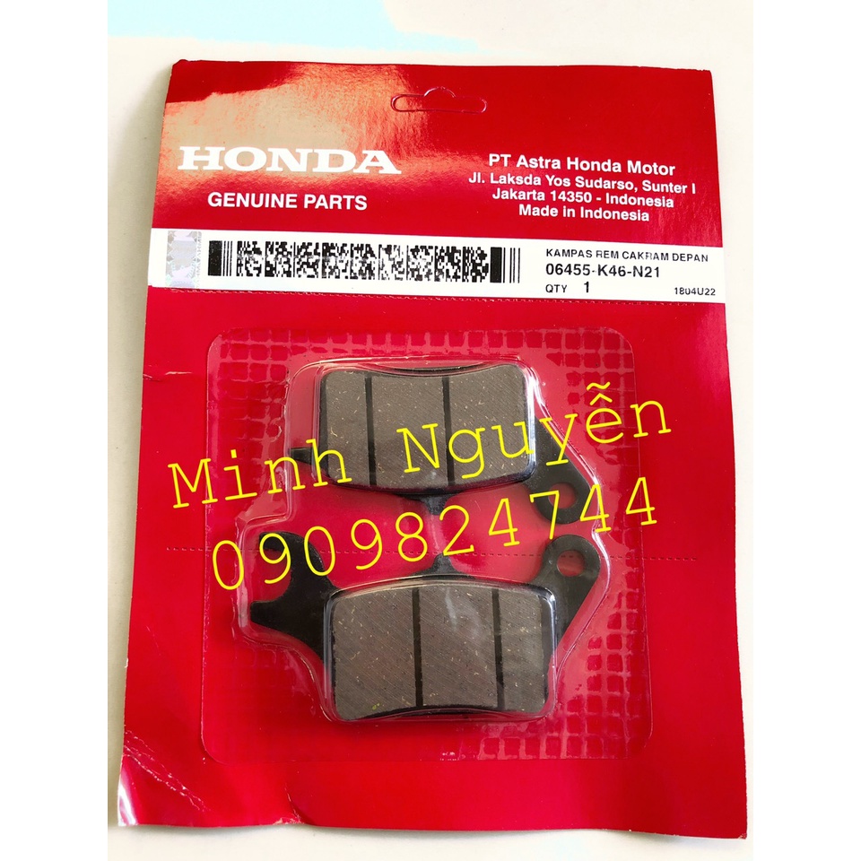 Bố thắng trước SCOOPY/ BEAT/ VARIO ABS/ VARIO 125 HONDA NHẬP INDO