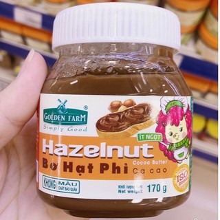 Bơ hạt phỉ ca cao 170g