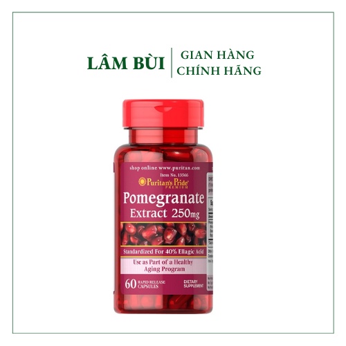 Viên uống CHỐNG NẮNG lựu đỏ Puritan’s Pride