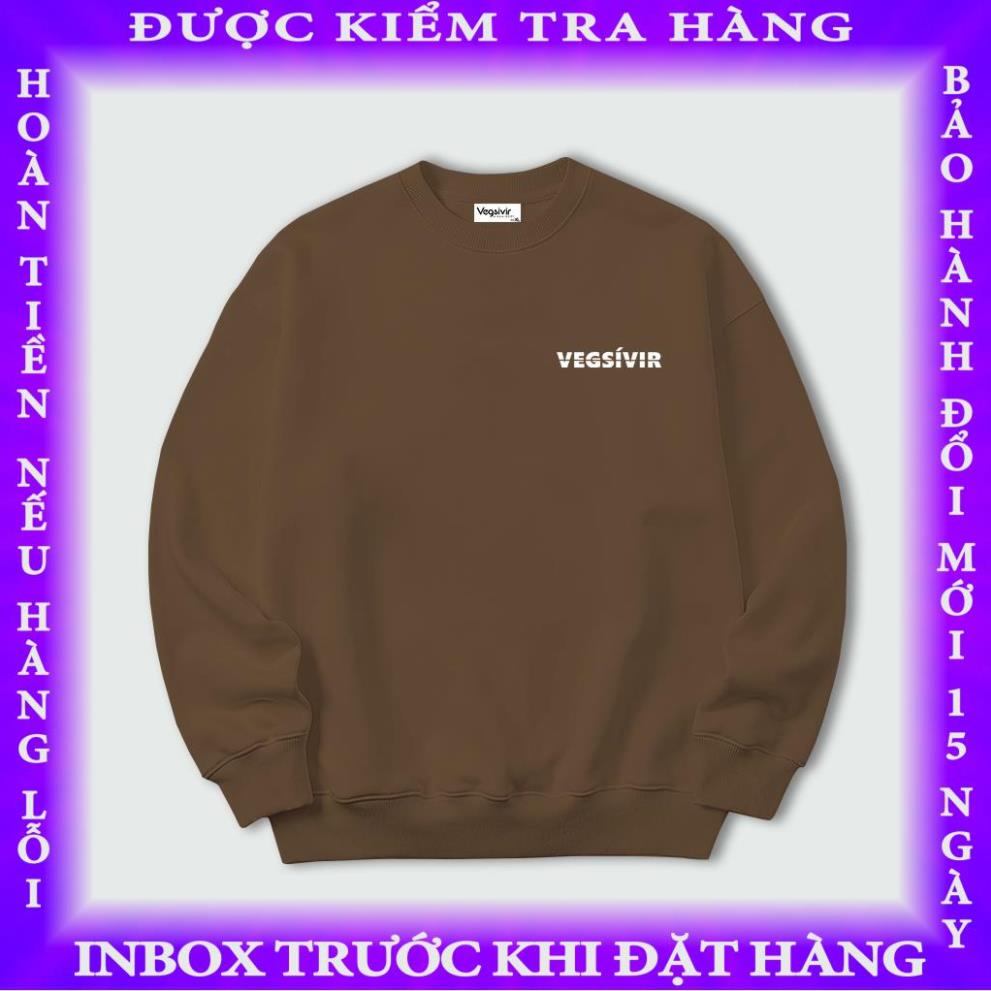 Áo sweater nỉ chân cua VEGSIVIR - BASIC thihoa