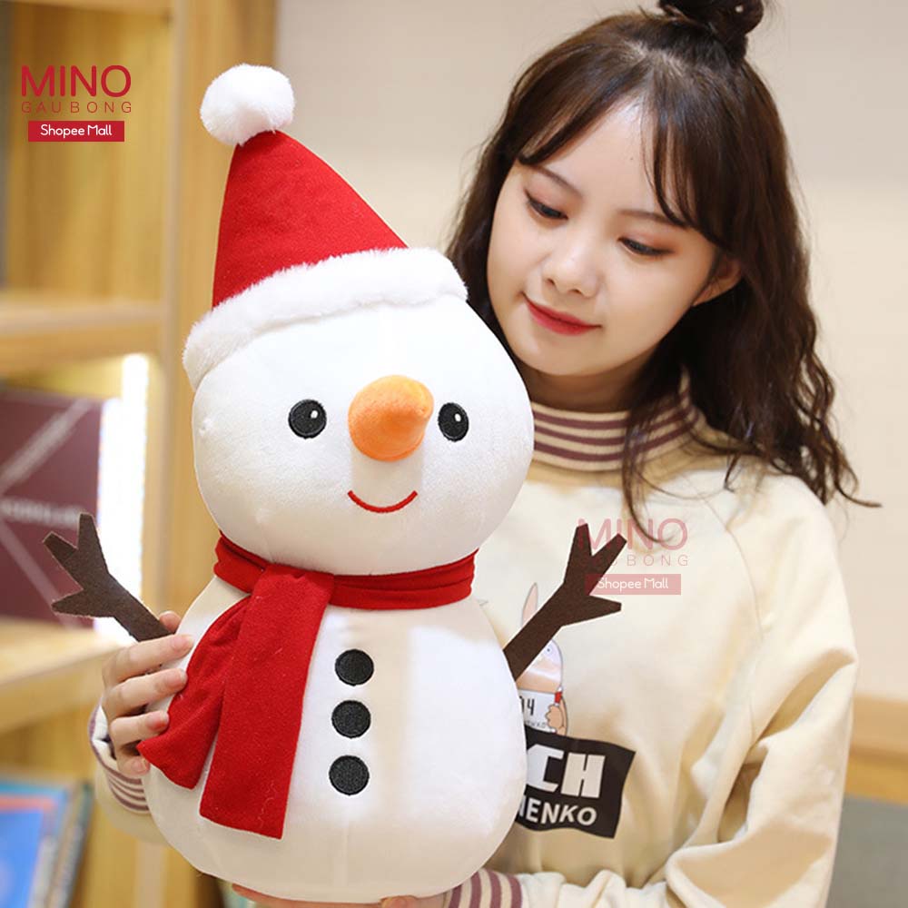 Gấu Bông Người Tuyết, Gấu Bông Noel Giáng Sinh MINO STORE TH212