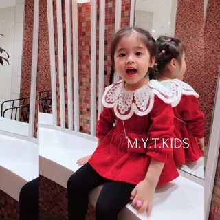 Váy Bé Gái nỉ nhung kèm túi dễ thương Mytkids