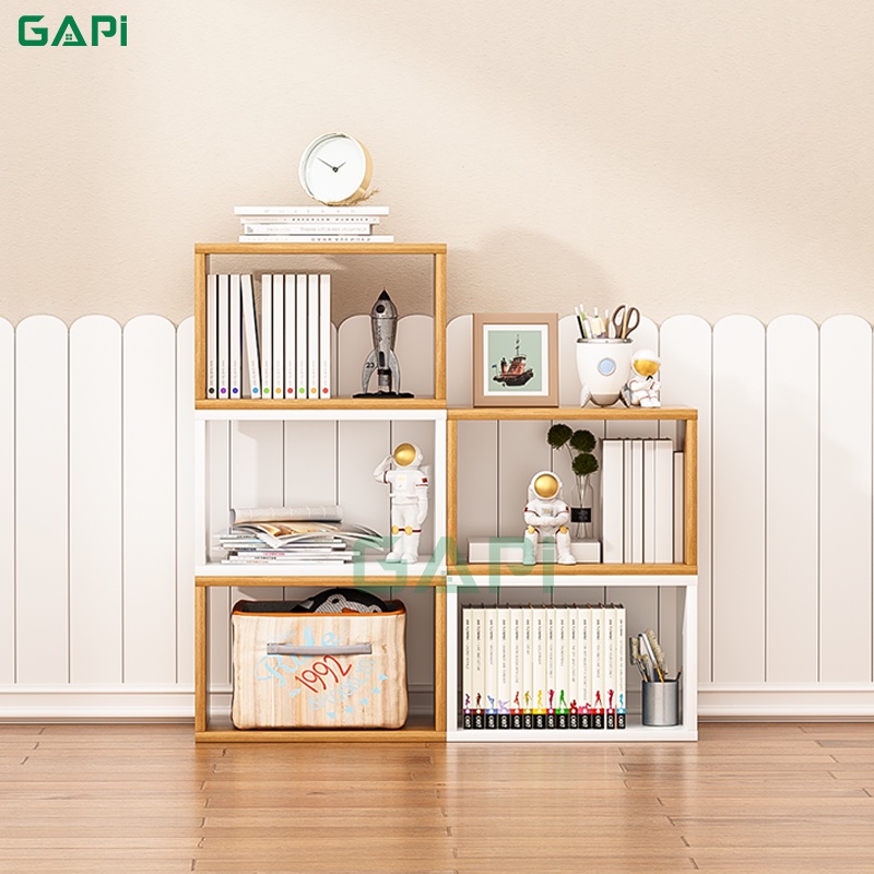 Kệ sách thông minh cấu tạo linh hoạt gỗ MDF phủ melamin thương hiệu Unlimi - GP252