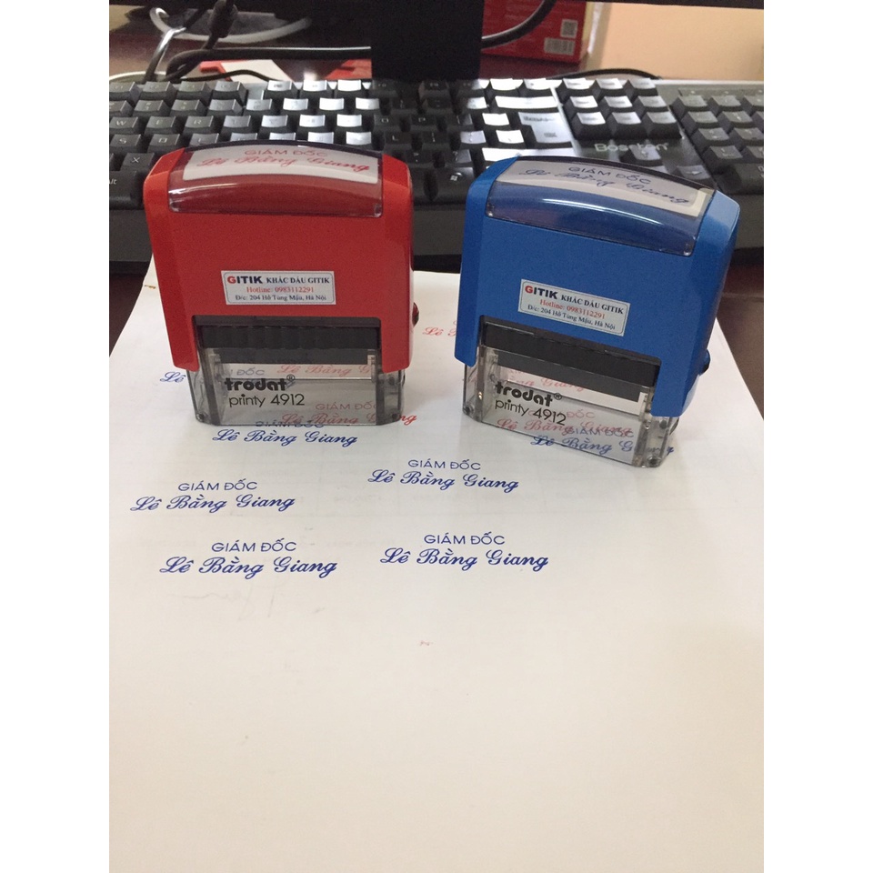 Khắc dấu chức danh, dấu bền đẹp đẳng cấp, Dấu Tổng Giám đốc, Chủ tịch HĐQT,..