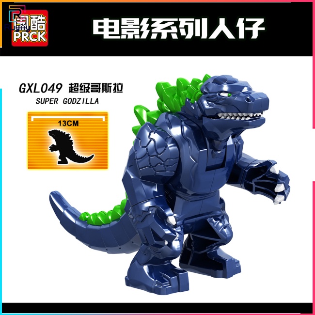 Bộ Đồ Chơi Lắp Ráp Mô Hình Godzilla Cỡ Lớn Bằng Nhựa RU3