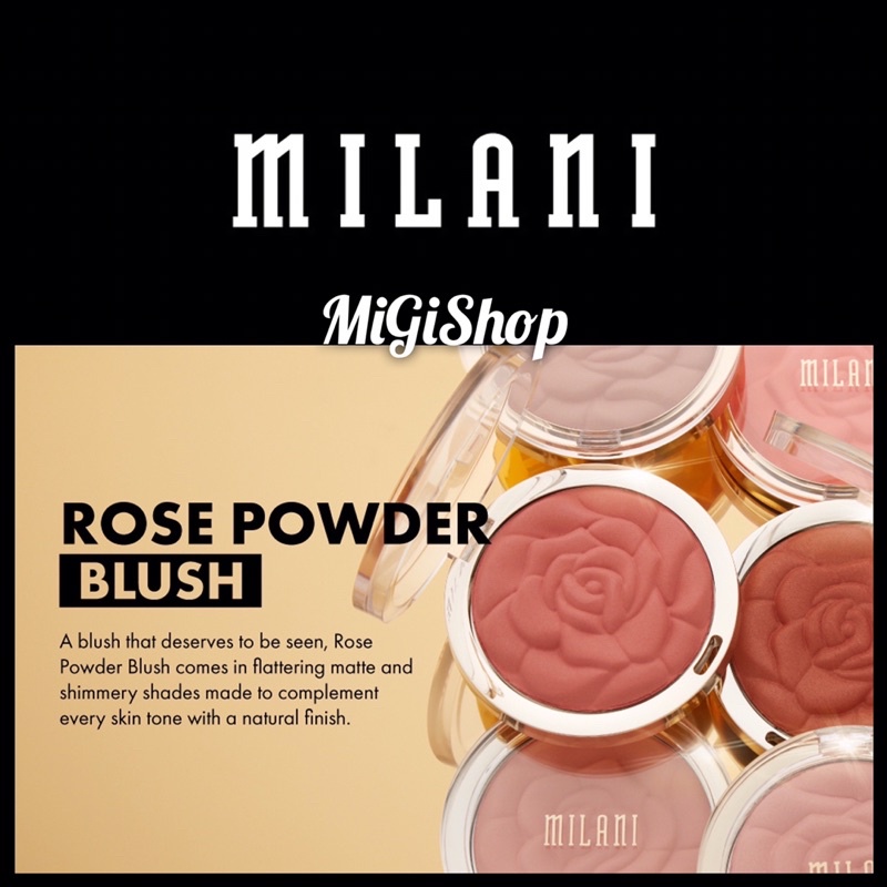 Phấn Má Hồng Milani Rose Powder Blush 17g
