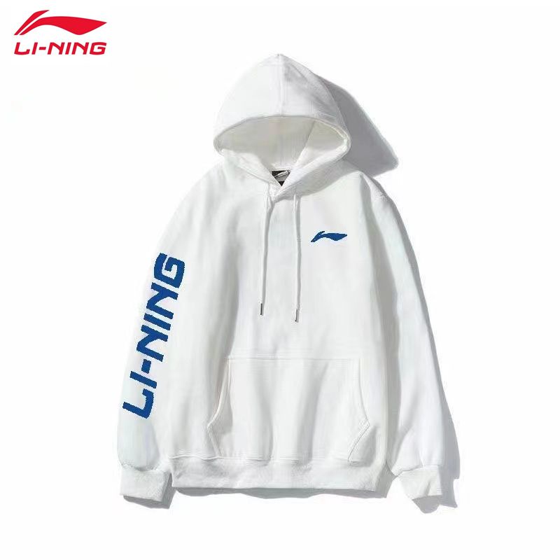 Li Ning Áo Khoác Thể Thao Dáng Rộng Tay Dài / Áo Hoodie Xu Hướng 2022 Ấm Áp Cho Nam Và Nữ
