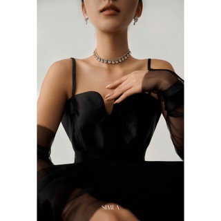 Vòng cổ nữ đính đá lấp lánh SIMLA Maria Necklace