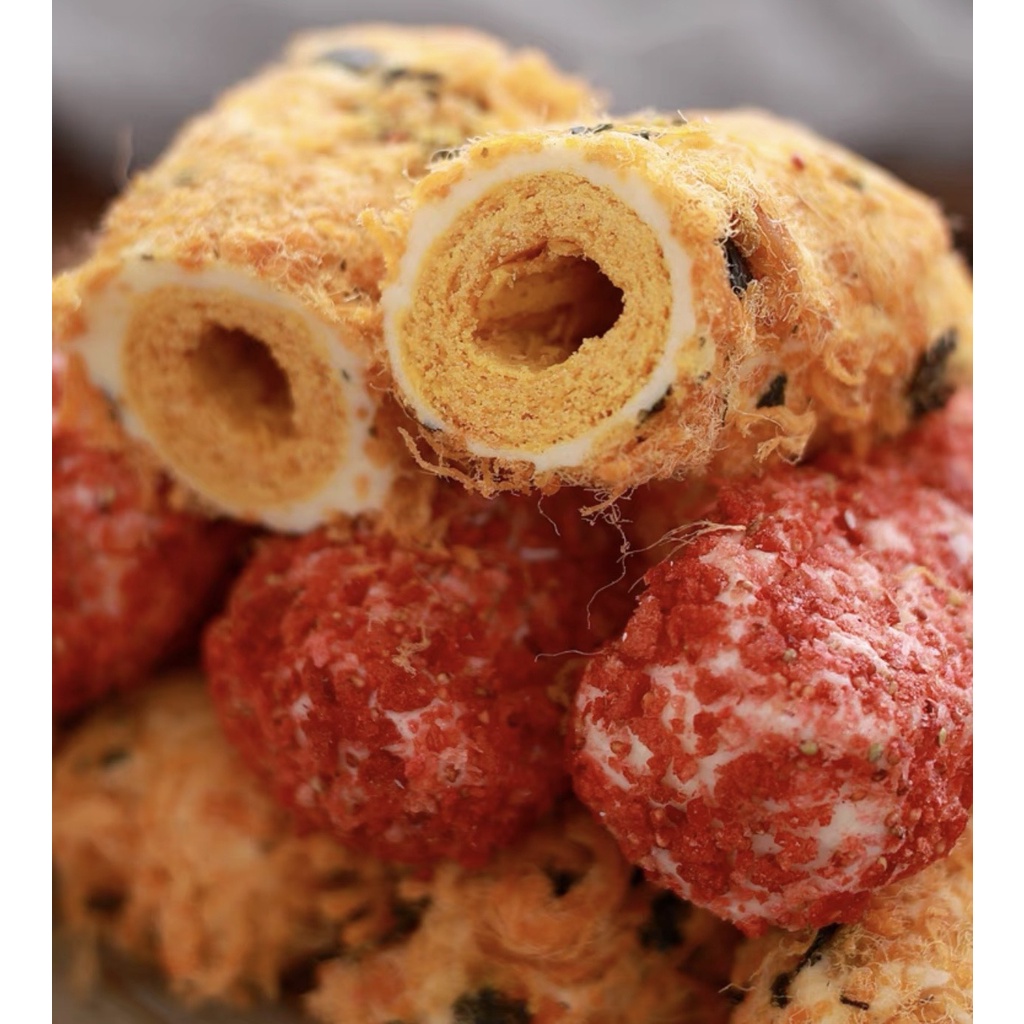 Bánh Ống Chà Bông Đài Loan Kẹp Kẹo Marshmallow - Bánh Hot Trend 2023