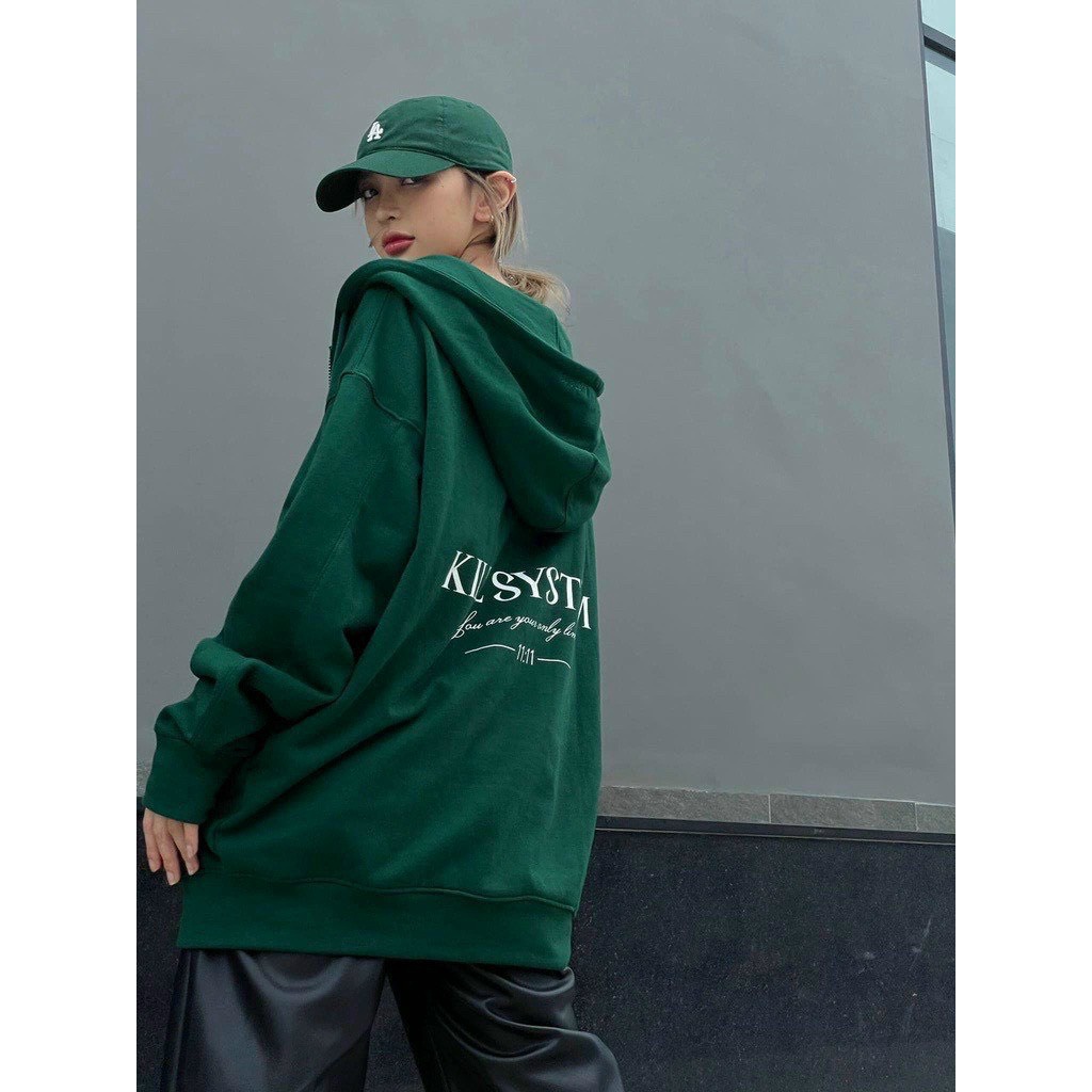 NGẬP TRÀN ƯU ĐÃI CHO CÁC KHÁCH HÀNG NHANH TAY-ÁO NỈ KHỒN MŨ CÓ DÂY KÉO IN CHỮ CỰC NỔI BẬT MÀU XANH ĐI CHƠI DẠO PHỐ CN SH