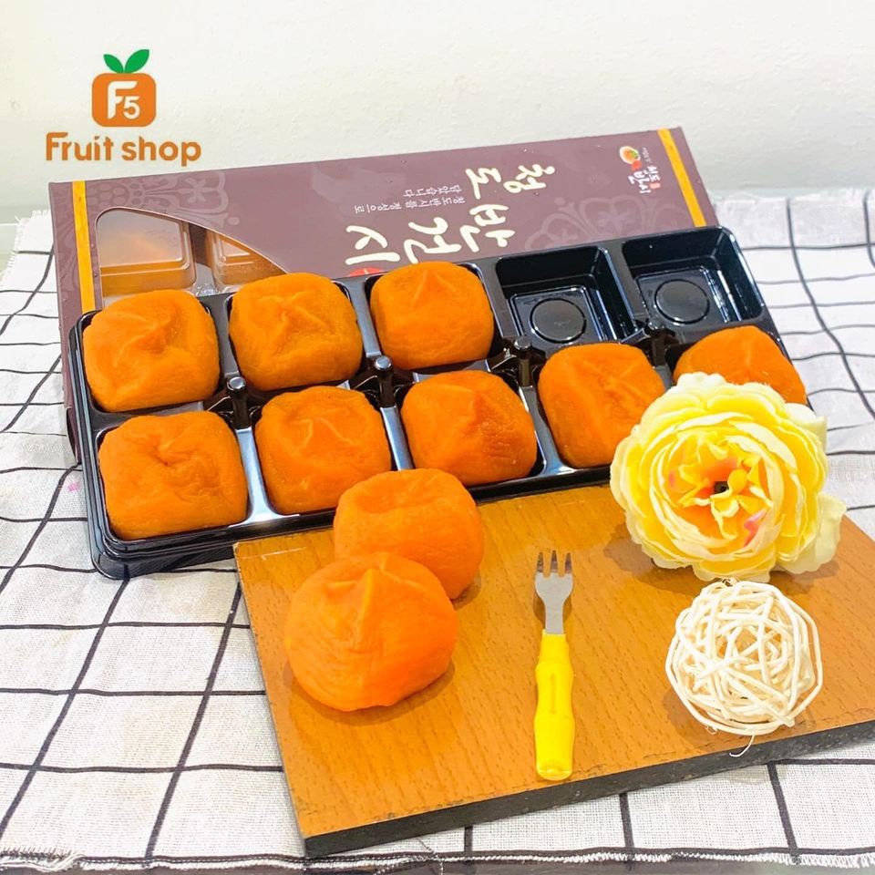 Hồng Sấy Hàn Quốc Hộp 10 Quả Thơm Ngon Bổ Dưỡng
