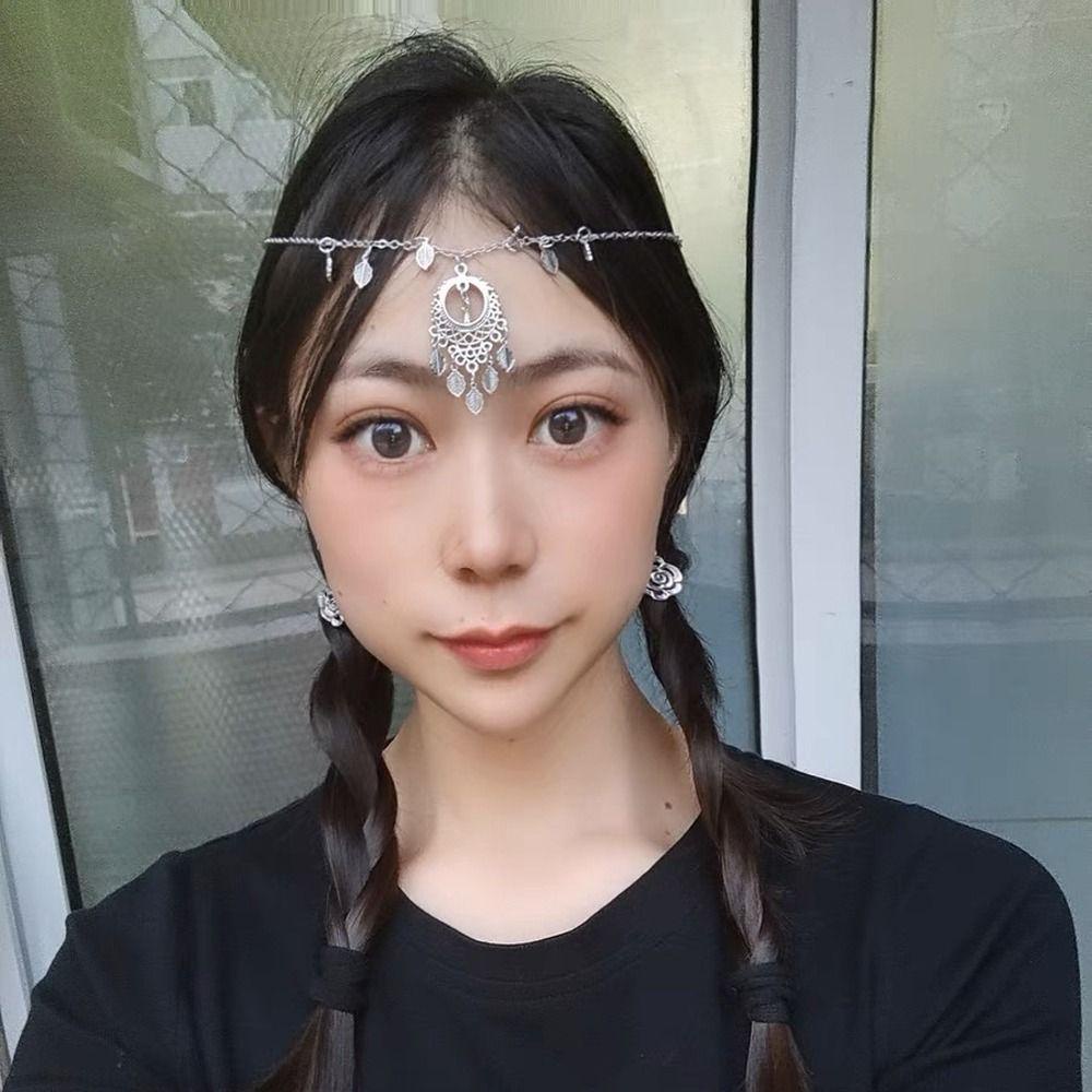 AROMA Băng Đô Cài Tóc Hình Bướm / Lá Cây Phong Cách Bohemian Thời Trang Cho Nữ