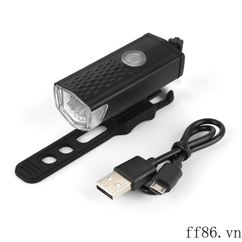 Đèn Led Sạc USB Chống Thấm Nước Gắn Vô Lăng Xe Đạp