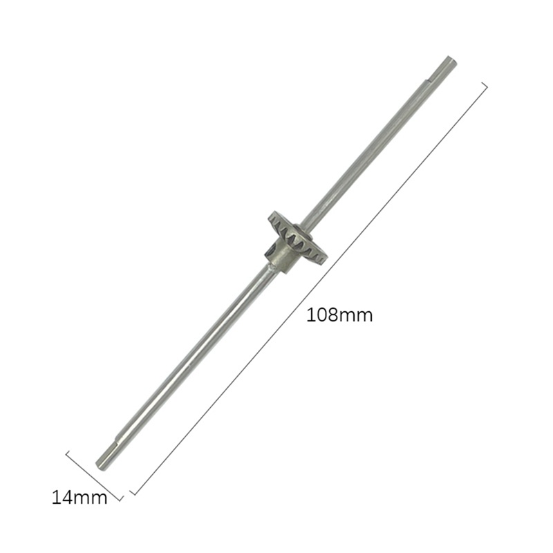 1 Trục Bánh Răng LD-P06 Bằng Kim Loại Dễ Sử Dụng Cho LDRC LD-P06 LD P06 Unimog 1 / 12 RC