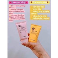 Kem Chống Nắng the Saem Eco Earth Sun Cream 50g Nâng Tone, Cân Bằng Ẩm