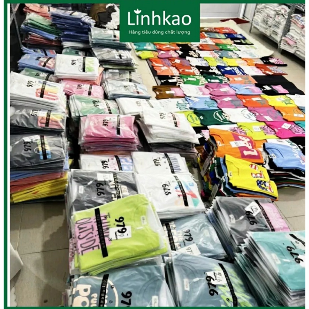 Áo thun Cotton mịn hình MI.C.KEY 40-62kg