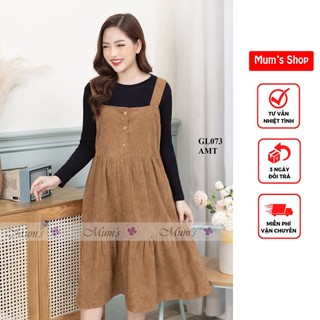 ĐẦM BẦU 🚛FREESHIP🚛 Yếm Gile nhung da bò (không kèm áo bên trong)