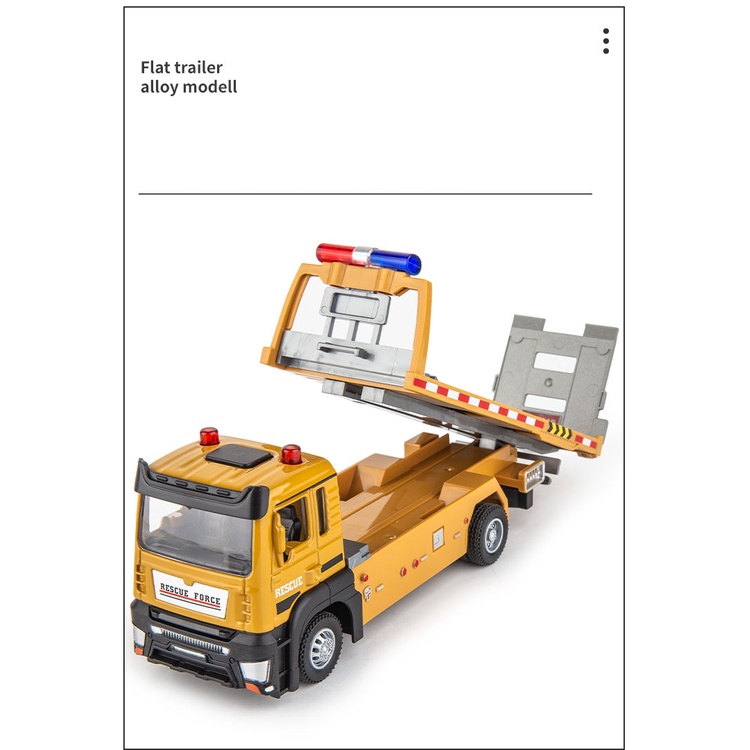 Mô Hình Xe Cứu Hộ Thành Phố Bằng Hợp Kim Có Đèn Và Âm Thanh Tỉ Lệ 1: 32