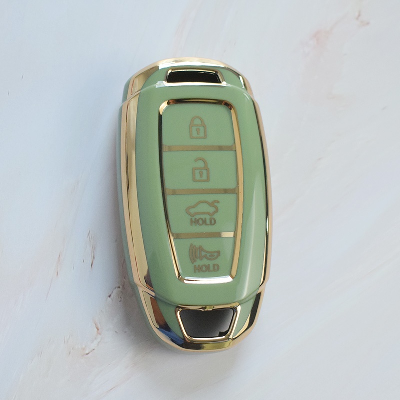 Bao Da, Ốp TPU Bảo Vệ Chìa Khóa, Vỏ Bọc Chìa Khóa Điều Khiển Xe Hơi Hyundai Palisade