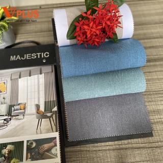 Rèm vải cao cấp VPLUS may ore cho cửa chính làm theo kích thước yêu cầu