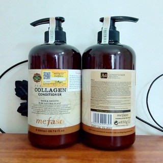 Cặp GỘI XẢ MEFASO COLLAGEN 850ml x 2