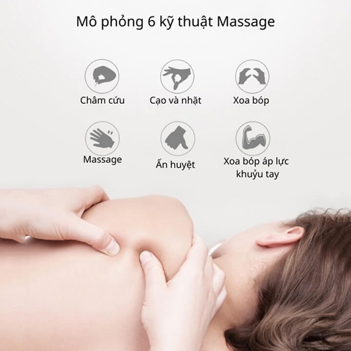 Miếng dán massage xung điện toàn thân 8 chế độ, máy massage xung điện mini mát xa cổ vai gáy, bắp tay, lưng