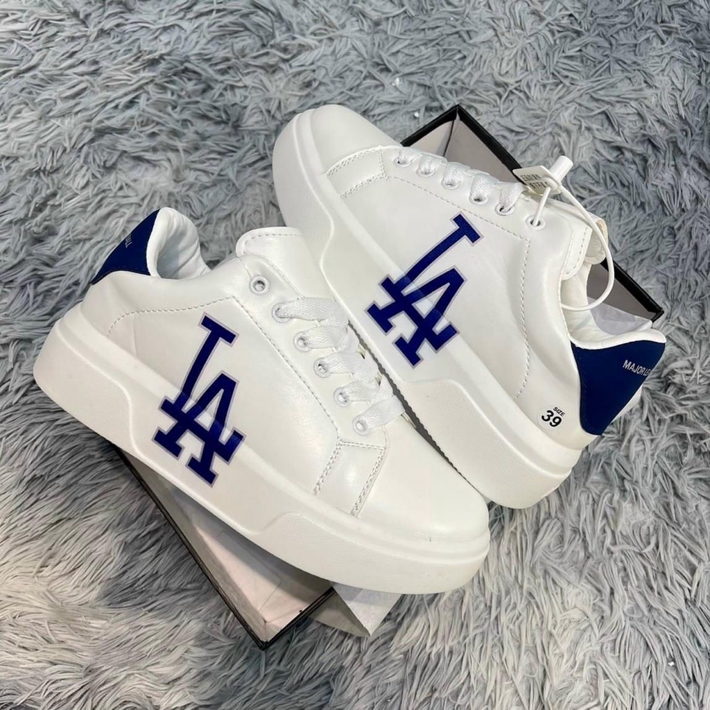 Giày 𝐌𝐂 𝐐𝐔𝐄𝐄𝐍 LA, NY⚡️𝐒𝐢ê𝐮 𝐑ẻ⚡️ Giày MLB Độn Đế nam nữ Hot Trend full box bill