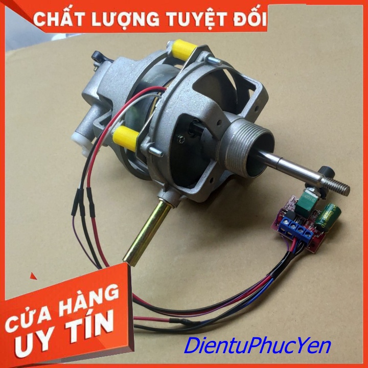 Đầu quạt BLDC 12V - Lắp quạt chạy acquy 9V - 18V