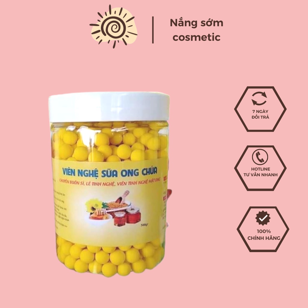 Nghệ Viên Mật Ong Rừng 400G, Viên Nghệ Mật Ong Dùng Tốt Với, Tinh Bột Nghệ,