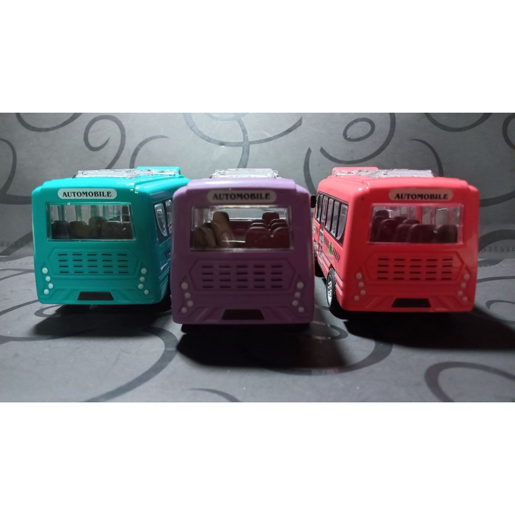 Đồ Chơi Vận Động Giáo Dục, Mô Hình Xe Khách Có Thể Mở Cửa Size 12cm 02178