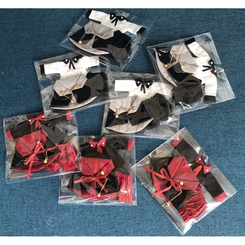 Set áo choàng 3 món cho búp bê ob11, nendoroid